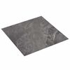 vidaXL Pa&scaron;līmējo&scaron;ie Grīdas Dēļi Melns 30,5 x 30,5 cm 20 gab. PVC
