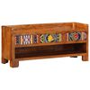 vidaXL Apavu panka Medus brūns 100 x 35 x 45 cm Solidā akācija