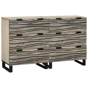 vidaXL Sāngaldu komplekts 2 gab. Balts 120 x 33 x 75 cm