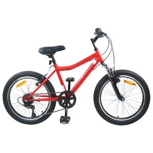 vidaXL Bērnu Velosipēds 20 Collas 6-Ātrums 6-11 gadu vecumam Sarkana