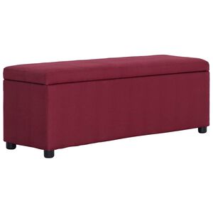 vidaXL sols ar kasti, 116 cm, vīna sarkans poliesters