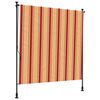 vidaXL Āra Ruļļu Žalūzija Daudzkrāsains 200 x 270 cm