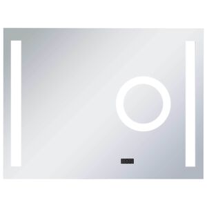 vidaXL vannasistabas spogulis ar LED un skārienu sensoru, 80x60 cm