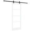 vidaXL Slīdo&scaron;ās durvis Balts 83 x 211 cm