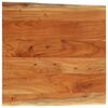 vidaXL galda virsma, 60x60x3,8 cm, akācijas masīvkoks, kvadrāta forma