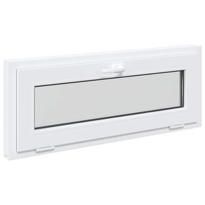 vidaXL Pagraba logs RISOR 100 x 40 cm PVC un stikls