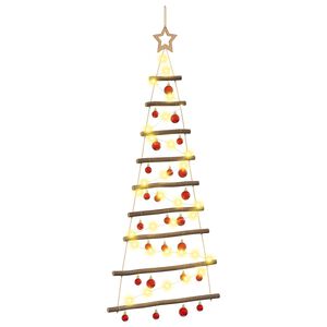vidaXL Karājo&scaron;s Ziemassvētku koks ar bumbieriem 120 cm 50 LED