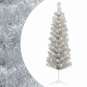 vidaXL Mākslīgs slaids Ziemassvētku koks 150 cm 150 LED Silti balts