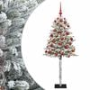 vidaXL Mākslīgā Ziemassvētku eglīte ar rotājumiem 120 cm 150 LED