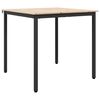vidaXL Ēdamgalds Dabiska 80 x 80 x 75 cm Ciets priedes koks
