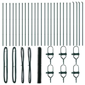 vidaXL Žoga āķis Zaļa