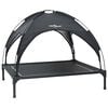 vidaXL Suņu gulta 104 x 86 x 84,5 cm Tērauds Melns