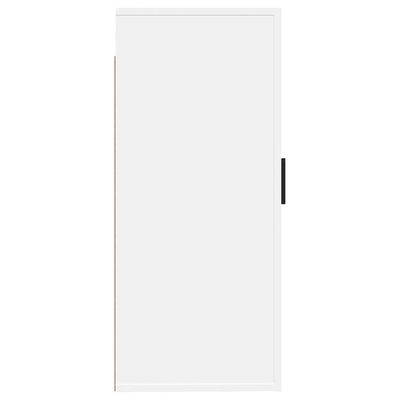 vidaXL sienas TV skapītis, balta, 40x34,5x80 cm