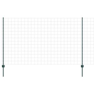 vidaXL Eiropas žogs ar stabu 10 x 1,4 m PVC pārklāts tērauds Zaļa