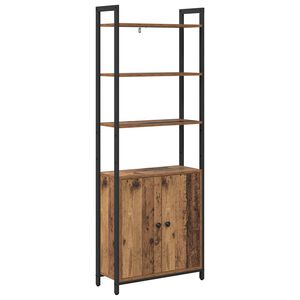 vidaXL Grāmatplaukts 6 līmeņi 60 x 24 x 161 cm Inženierijas koks