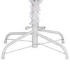 vidaXL Mākslīgā Ziemassvētku eglīte Balts 180 cm PVC un metāls