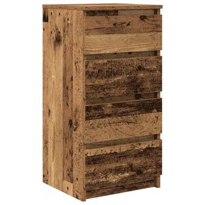 vidaXL kumode, veca koka, 37,5x35x76 cm, konstruēts koks