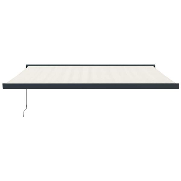 vidaXL izvelkama markīze, krēmkrāsas, 4,5x3 m, audums, alumīnijs