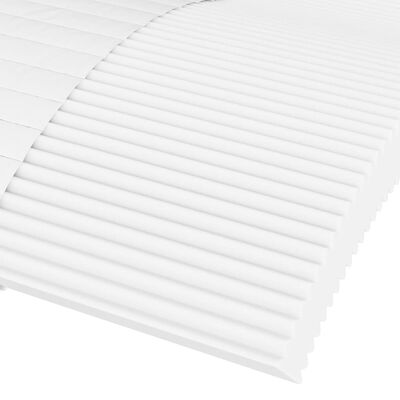 vidaXL putu matracis, balts, 100x200 cm, cietība H2, H3