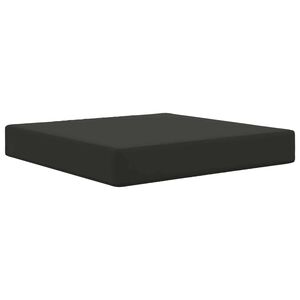 vidaXL Āra dīvāna spilvens Poliesters Melns 60 x 60 cm