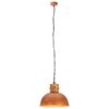 vidaXL griestu lampa, industriāls dizains, vara krāsā, 42 cm, E27