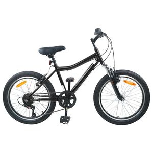 vidaXL Bērnu Velosipēds 20 Collas 6-Ātrums 6-11 gadu vecumam Melna