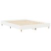vidaXL Gultas rāmis 2 pcs Balts 152 x 203 cm Inženierijas koks