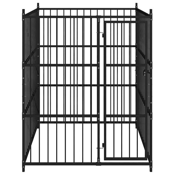 vidaXL suņu voljērs, 150x150x185 cm