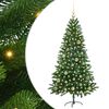 vidaXL Ziemassvētku eglīte su 150 LED ar statīvu Zaļa 150 cm PE