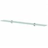 vidaXL sienas plaukts, 100x20 cm, 8 mm, stikls