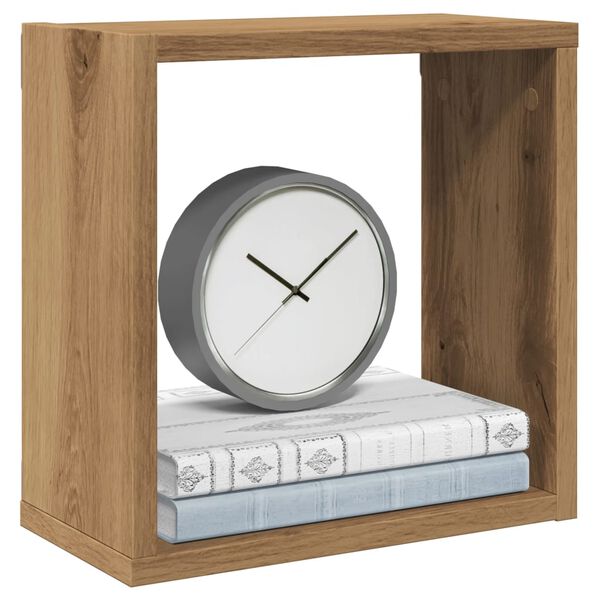 vidaXL kuba formas sienas plaukti 4 gab. 30x15x30 cm inženierijas koks