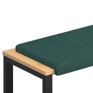 vidaXL Solspilvens Audums Tum&scaron;i zaļ&scaron; Dziļums 35 cm