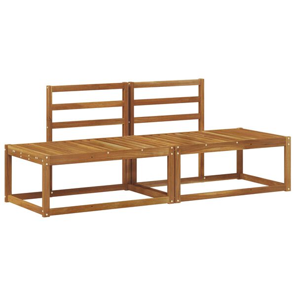 vidaXL Āra galējais dīvāns 2 Gabals Dabiska 182,5 x 63 x 73 cm