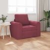 vidaXL Dīvāngulta Vīna sarkans 98 x 71 x 83 cm audums