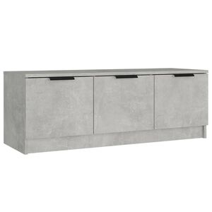 vidaXL TV skapītis, betona pelēks, 102x35x36,5 cm, inženierijas koks