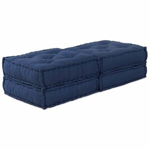 vidaXL Modulārais dīvāna vienība 2 pcs Indigo 140 x 70 x 36 cm Audums