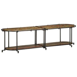 vidaXL TV skapis 160x42x40 cm Reģenerēts masīvkoks