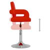 vidaXL bāra krēsls, sarkana mākslīgā āda