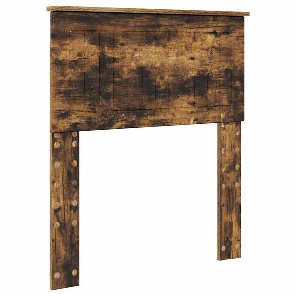 vidaXL Galvgalis ar galvas klāju Dūmaka ozols 75 cm Inženierijas koks