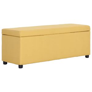 vidaXL sols ar kasti, 116 cm, dzeltens poliesters