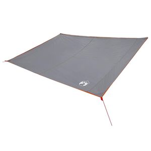 vidaXL Ūdensizturīgs Tarp personai 240 x 350 cm Pelēka un oranža