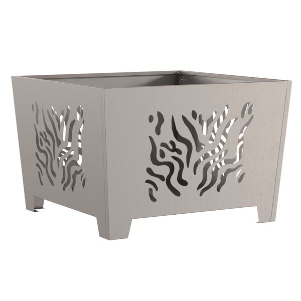 vidaXL Uguns bedre Brūna 60 x 60 x 40 cm Tērauds