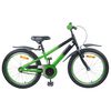 vidaXL Bērnu Velosipēds 18 Collas 5-7 gadiem Zaļ&scaron; Melns