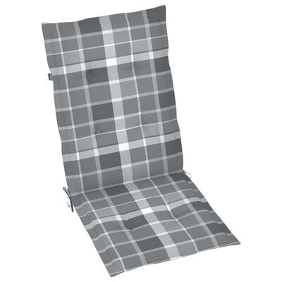 vidaXL saliekami dārza krēsli ar matračiem, 8 gab., akācijas masīvkoks