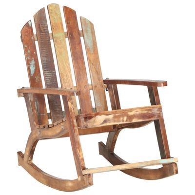 vidaXL šūpuļkrēsls, pārstrādāts masīvkoks