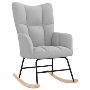 vidaXL &scaron;ūpuļkrēsls Cloud Grey Fabric