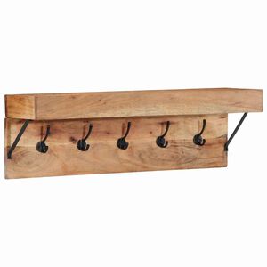 vidaXL Pakaramais Brūna 73 x 19 x 23 cm Akācijas masīvkoks