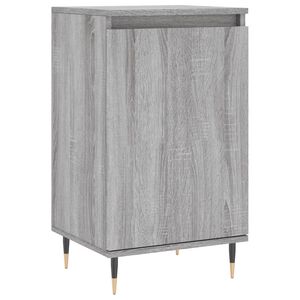 vidaXL kumode, pelēka ozolkoka, 40x35x70 cm, inženierijas koks