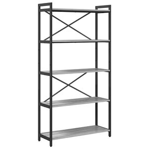 vidaXL Grāmatu plaukts 80 x 30 x 155 cm Inženierijas koks