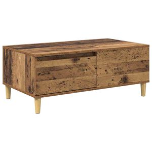 vidaXL Kafijas galdiņ&scaron; Vecs koks 90 x 50 x 35 cm Inženierijas koks